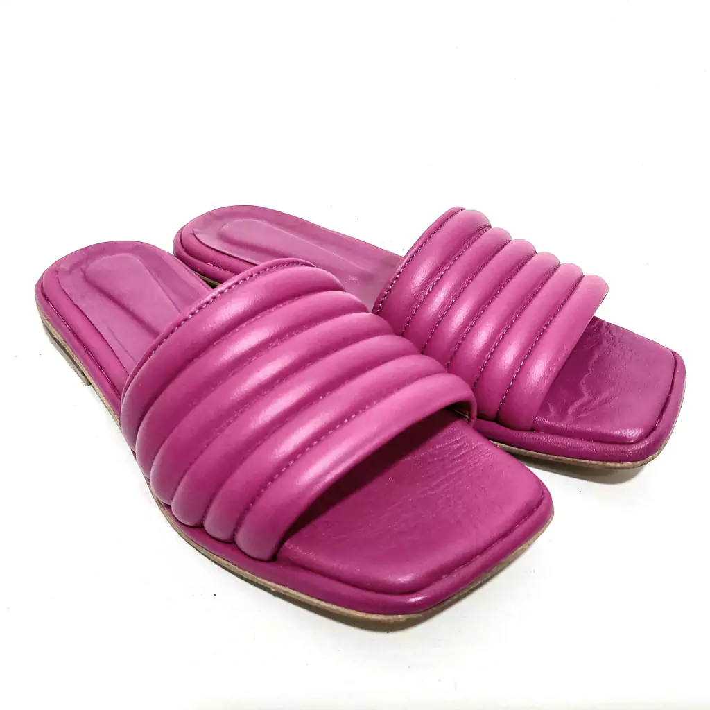 ELLE cuero fucsia