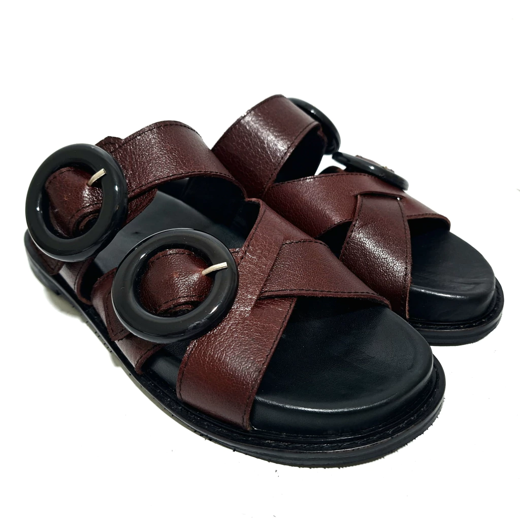 FRANCA cuero borgoña