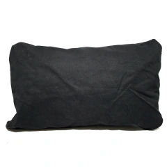 Funda para almohadón FOLK cuero negro en internet