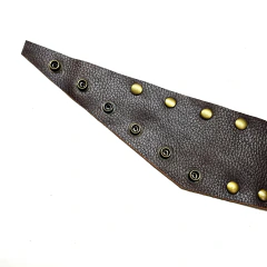 Faja FANCY cuero choco - comprar online