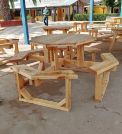 Mesa de Actividades Octagonal (8 personas)