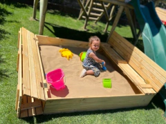 Arenero Wuds Med+ Plegable/banca [4 a 7 niños]