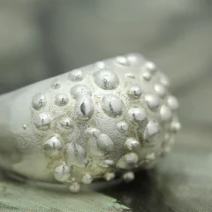 Anillo Bombé Gotitas - Flota joyeria contemporanea