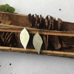 Aros Tini textura Hoja Chilco