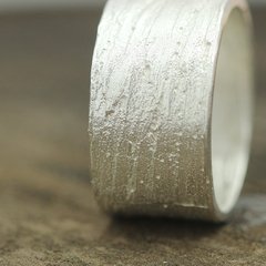 Anillo ancho Textura Cedro - comprar online