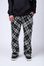 PANTALÓN CARGO CUADROS NEGRO on internet