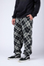 PANTALÓN CARGO CUADROS NEGRO - buy online