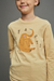 REMERA MANGA LARGA BIRD KIDS CAMEL en internet