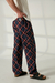 PANTALON CARGO CUADROS AZUL - online store