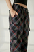 PANTALON CARGO CUADROS NEGRO on internet