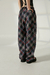 PANTALON CARGO CUADROS NEGRO - online store