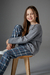 BUZO GREY GRIS MELANGE KIDS