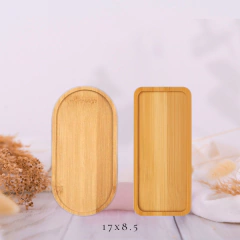 Bandejita decorativa de bambú