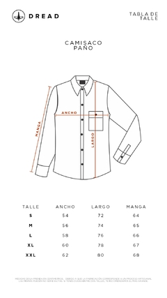 Camisaco de paño