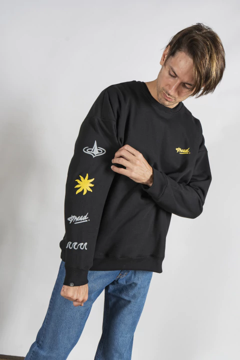 Buzo Oversize Frecuencia - Dread