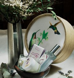 Caja de Aromas + Ramo de Flores Secas