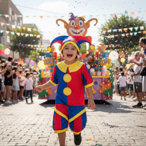 Disfraz Pomni Digital Circus Cosplay Arlequin Circo Digital