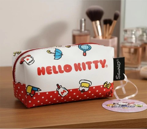 Organizador Sanrio Necessaire Neceser Kuromi Kitty Oficial