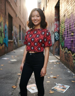 Crop Top Blusa Susan Gotico Aesthetic Y2k Rock Punk 80s 90s
