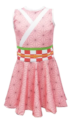 Vestido Nezuko Kamado Demon Slayer Para Niñas Tipo Disfraz - comprar online