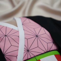 Cosplay Nezuko Disfraz Completo Kimono Capa Bambu Mod Verano - B. Weird Store