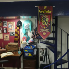 Banderin Casas Harry Potter Estandarte Gryffindor Slytherin - comprar online