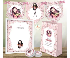 Fnaf Cotillon Personalizado Five Nights At Freddy Cumpleaños