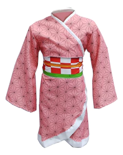 Cosplay Nezuko Disfraz Demon Slayer Niños Infantil Kimono - comprar online