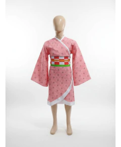 Cosplay Nezuko Disfraz Demon Slayer Niños Infantil Kimono en internet