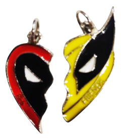 Deadpool Wolverine Collar Doble Para Compartir Best Friends en internet