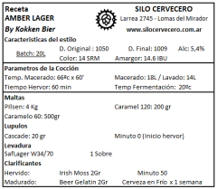Amber Lager By Kokken Bier - comprar online