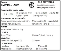 American Lager en internet