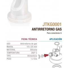 Antirretorno Gas Conector - comprar online