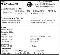 Argenta Pale Ale en internet