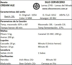 Cream Ale - tienda online