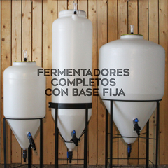 Fermentadores Completos con Base fija