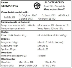 German Pils - Lager - comprar online