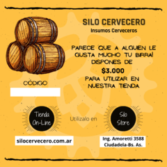 Gift Card Silo Cervecero - comprar online