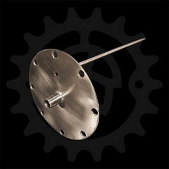 Tapa de Acero Inox con vaina para Fermentador Cónico