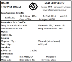 Belgian Trappist Single - comprar online