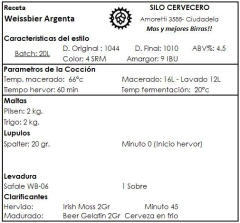 Weissbier Argenta - comprar online