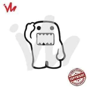 Adesivo Domo Kun Dedo do Meio - comprar online