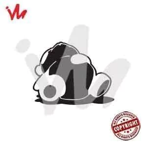 Adesivo Panda Dormindo Sleep - comprar online