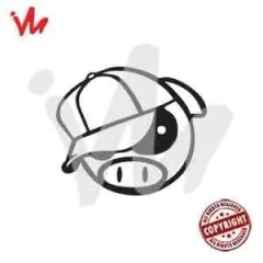 Adesivo Pig Boné - comprar online
