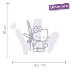 Adesivo kitty Gun - comprar online