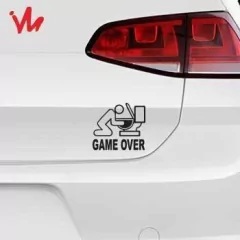 Adesivo Game Over na internet