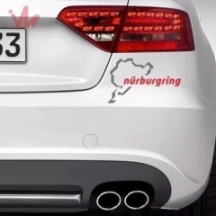 Adesivo Circuito Nurburgring 2 Cores Grande
