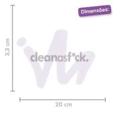 Adesivo Clean as Fuck - comprar online