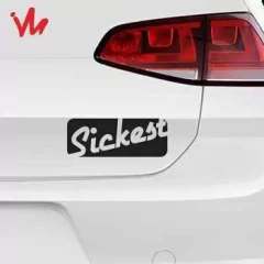 Adesivo Sickest na internet