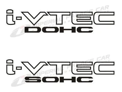 Adesivo I-vtec Vtec Dohc Civic Par